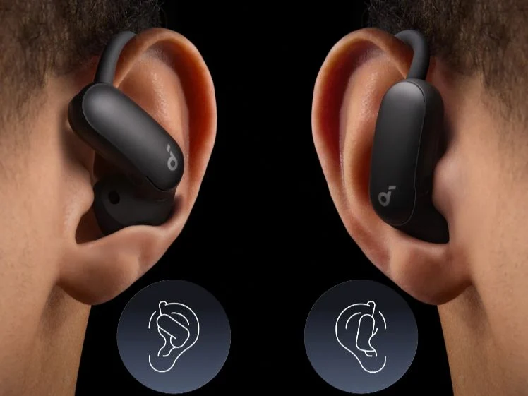 Écouteurs Bluetooth true wireless et leur boîtier de charge